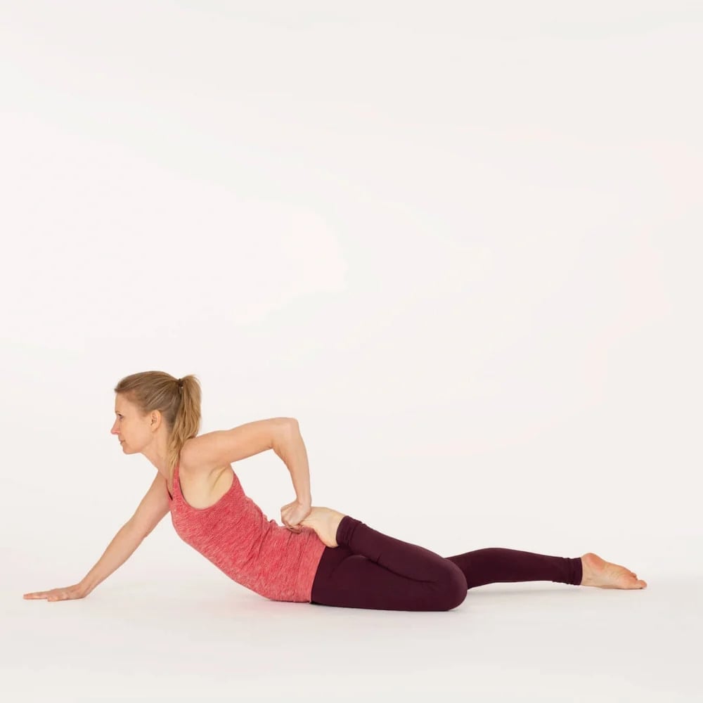 Saddle pose variations - Ekhart Yoga