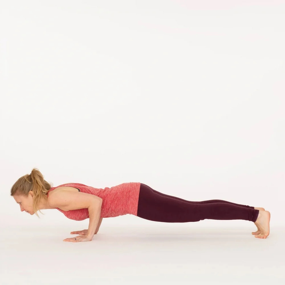 Shwetyoga - Chaturanga Dandasana or Four-Limbed Staff Pose, also known as  Low Plank, is an asana in modern yoga as exercise and in some forms of  Surya Namaskar, in which a straight,