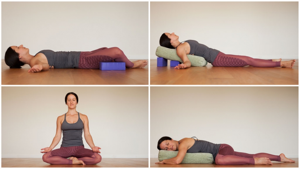 Restorative yoga poses - Ekhart Yoga