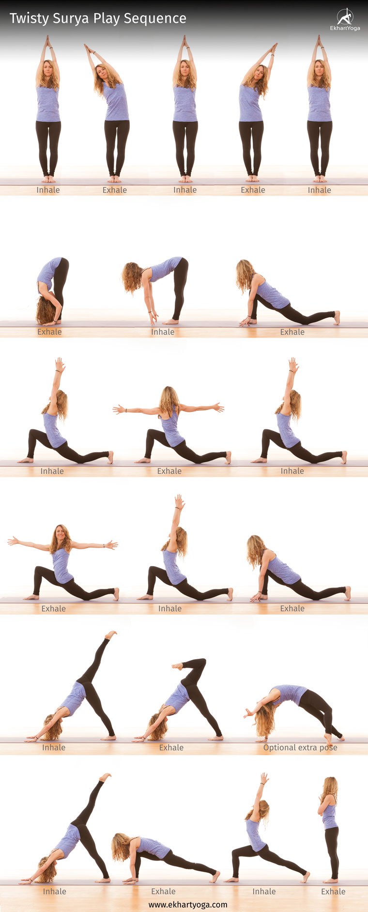 Twisty Surya Play Sequence - Ekhart Yoga