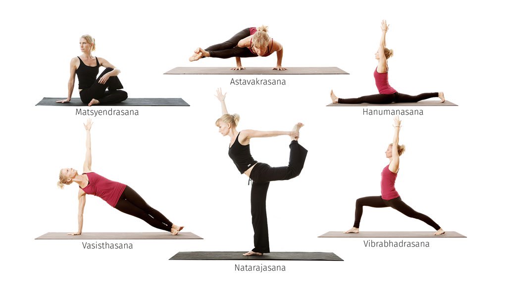 real yoga poses with names