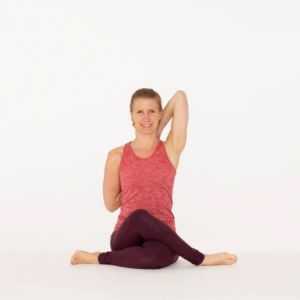 How to do Cow Face Pose or Gomukhasana - Ekhart Yoga