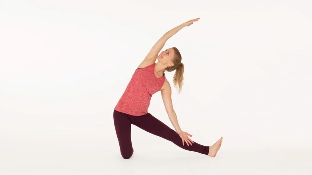 Parighasana Variation Yoga Pose - Stock Photos | Motion Array