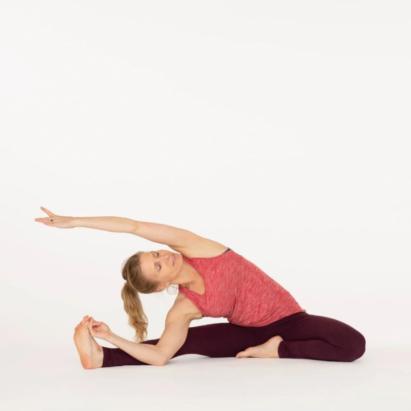 Revolved Head to Knee Pose | Ekhart Yoga